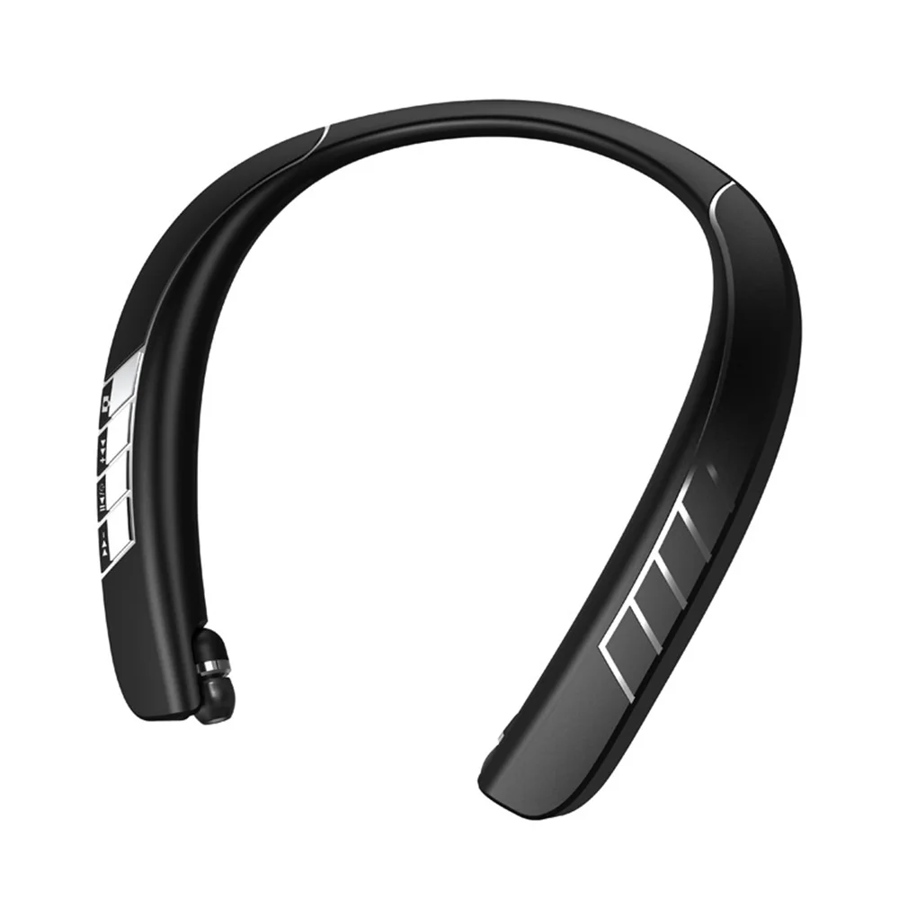 

Спортивные Bluetooth-наушники с подвесной шеей, беспроводные басовые стереонаушники, ультрадлинный режим ожидания, работа от батареи, гарнитур...