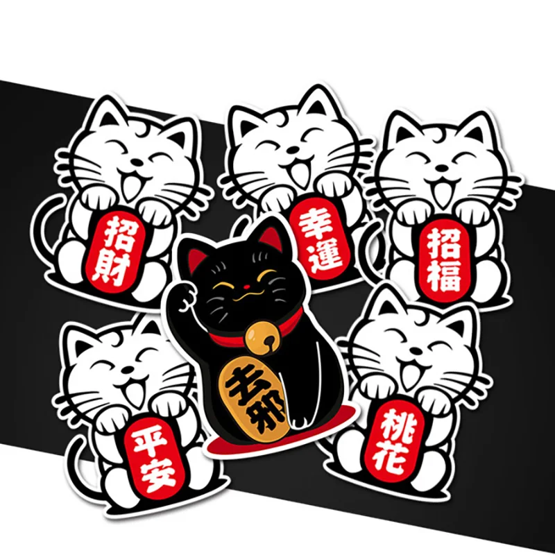 

Набор наклеек Noizzy на автомобиль с надписью Lucky Cat Bless, автомобильные наклейки, амулет, окно, корпус, Ipad, Iphone, чашка, шлем, автомобиль, мотоцикл, С...