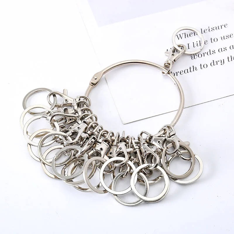 Металлический брелок многофункциональный круглый личный основной Брелок сделай