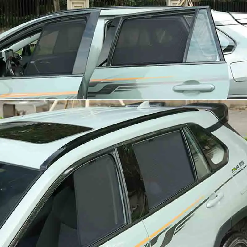 

Magnetic Car Window Sun Shade Sunshield Curtain Visors Sunproof Gauze Mesh Protection Cover Accessories For Toyota RAV4 2020