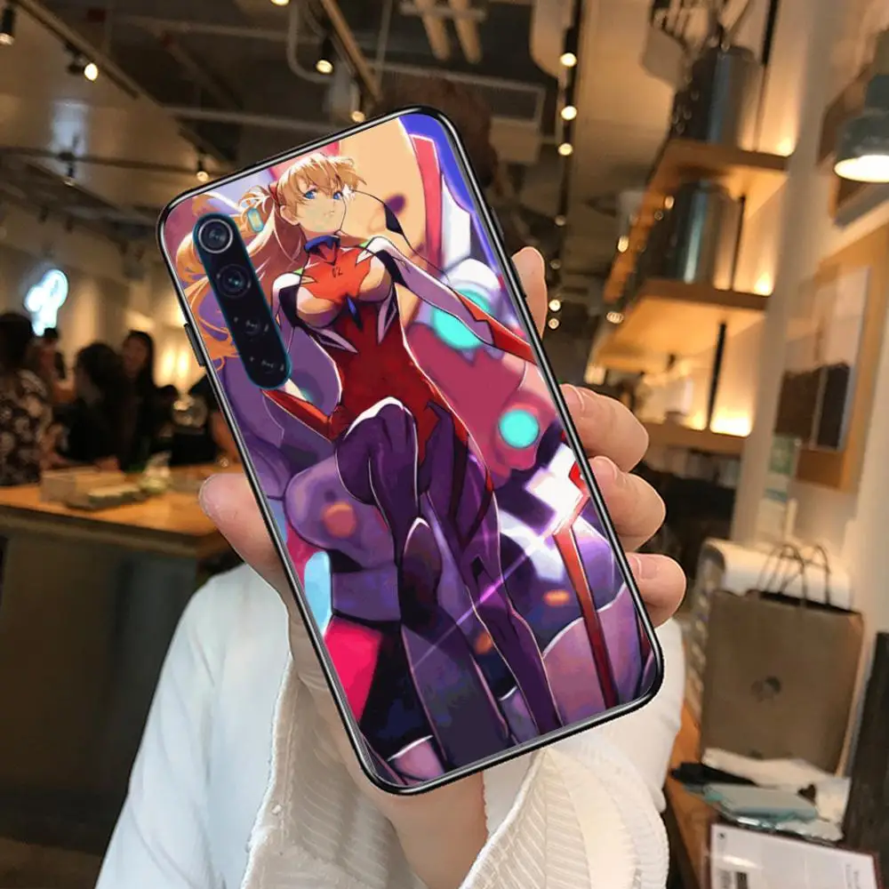 

Anime Genesis Evangelion Style cartoon Phone Case For XiaoMi Redmi Note 9S 8 7 6 5 A Pro T Y1 Anime Black Cover Silicone Back