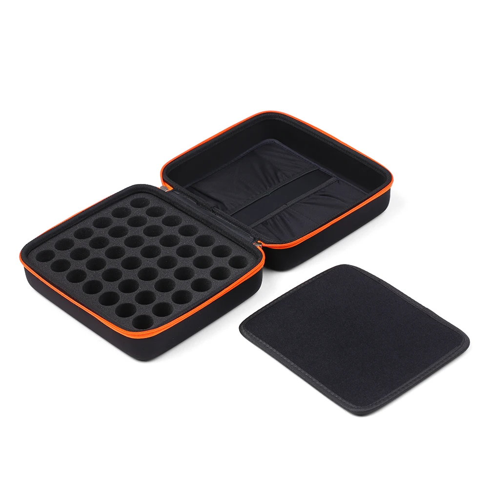 Orange 42 Bottles 42/70 Bottles Essential Oil Case 10/15 ML Perfume Oil Essential Oil Box Travel Portable Carrying Holder Nail Polish Storage Bag - Цвет: Orange 42 Bottles