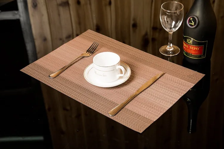 6 шт./лот ПВХ обеденный стол подставка для обеденного стола прямоугольная