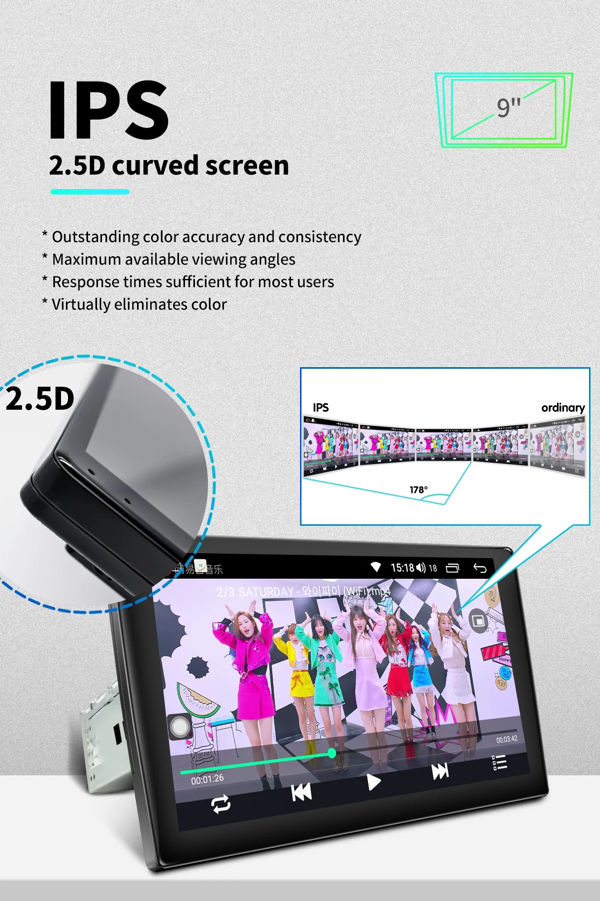 Радуясь Android 8,1 9 ''ips HD экран автомобильный DVD Радио gps мультимедийный плеер для Honda CRV CR-V 2007 до 2011 с восьмиядерным процессором 2 ГБ+ 32 ГБ