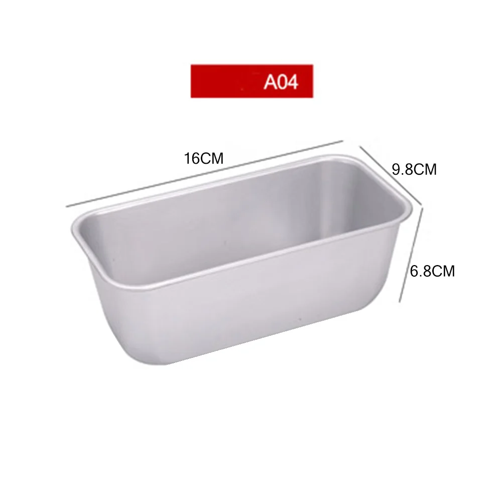 Bakeware Bread Toast Baking Pan Aluminum Alloy Rectangle Cake Mold Non-stick Lightweight Easy To Clean |