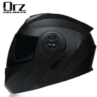 Шлем мотоциклетный двухсторонний, модульный, закрывающийся на все лицо