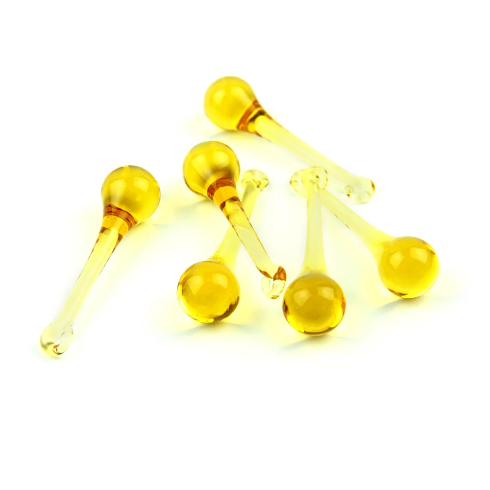 topaz 10 шт. прозрачные капли дождя хрустальные люстры части 16*60 мм, лампы стеклянные подвесные Подвески, хрустальные бусины аксессуары для занавесок - Цвет: topaz