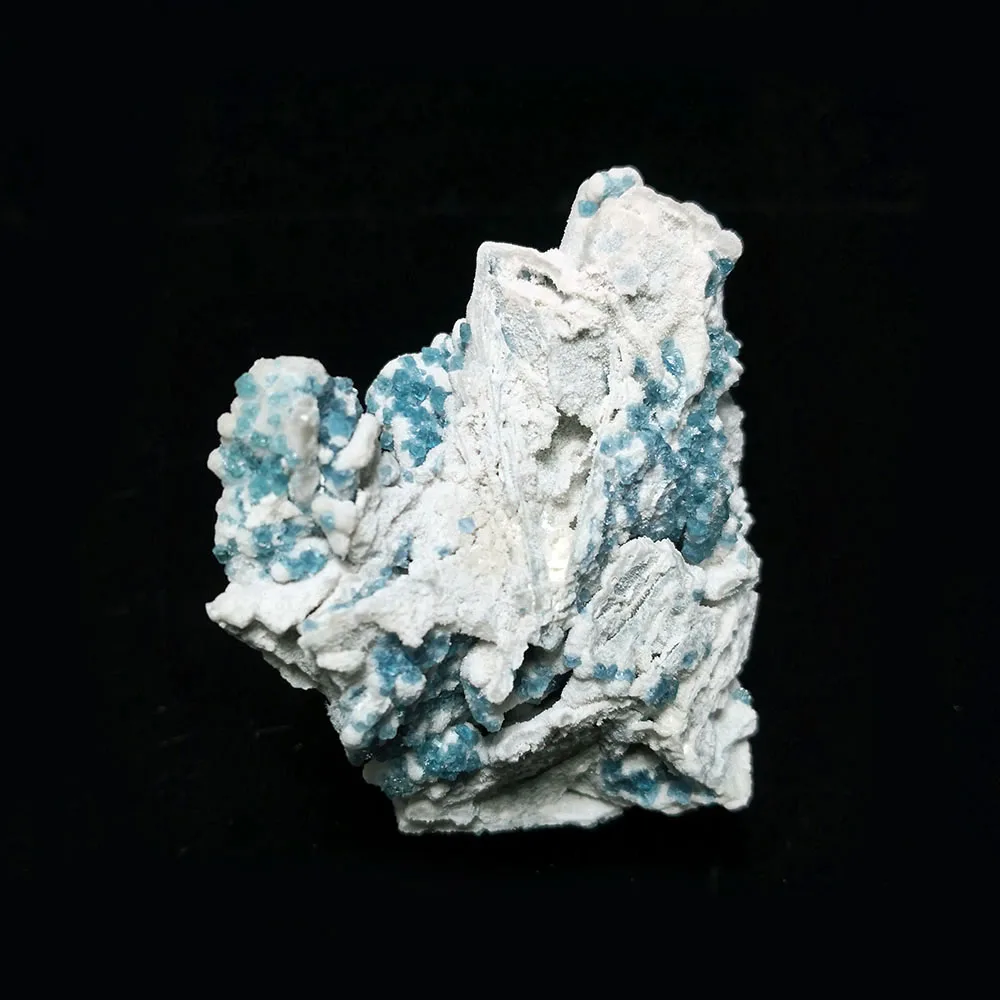 

158 г E2-3 натуральный синий флюорит, минеральный кристалл, образец, украшение, Подарочная коллекция из Внутренней Монголии, Китай