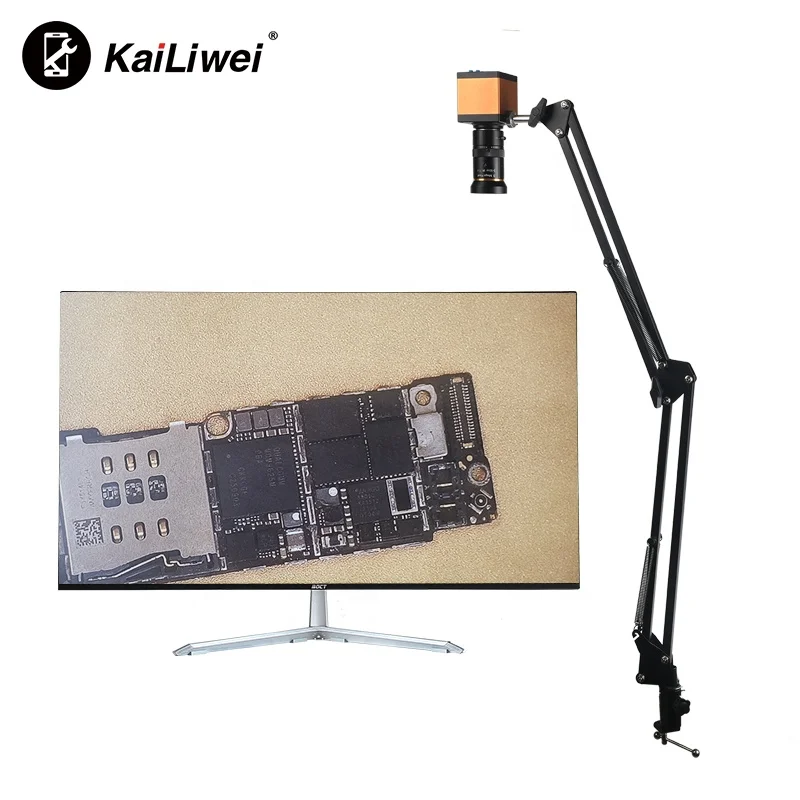 

Kailiwei 1080P 14MP HD USB Digital Industrial Video Camera Microscope Camera Big Visual Fixed Focus Lens High Working Distance