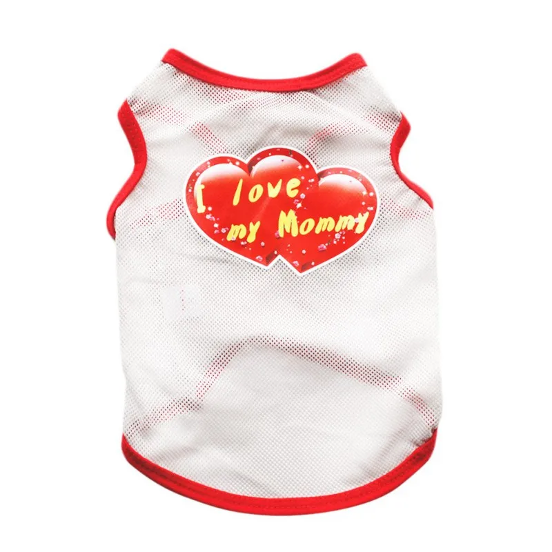 

Summer Breathable Mesh Dog Shirt Cool Pet Dog Sports Tees Vest Pet Tank Top Small Dog Clothes #1