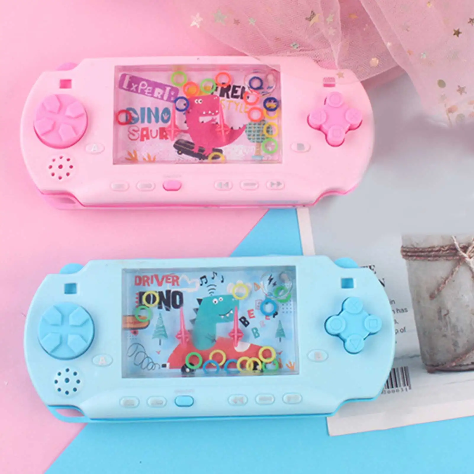 Детская игровая машина с водяными кольцами развивающая игрушки умения для детей