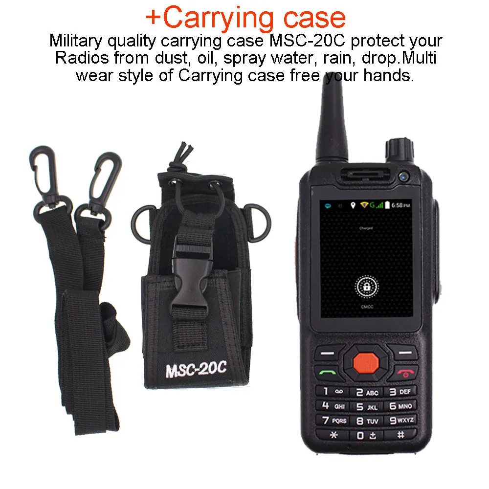 add msc case F22 обновленная версия 4G LTE сеть радио Zello PTT рация телефон F25 G25 две sim-карты gps SOS функция радио - Цвет: add msc case