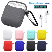 shockproof soft silicone anti slip protector case cover for apple airpods 12