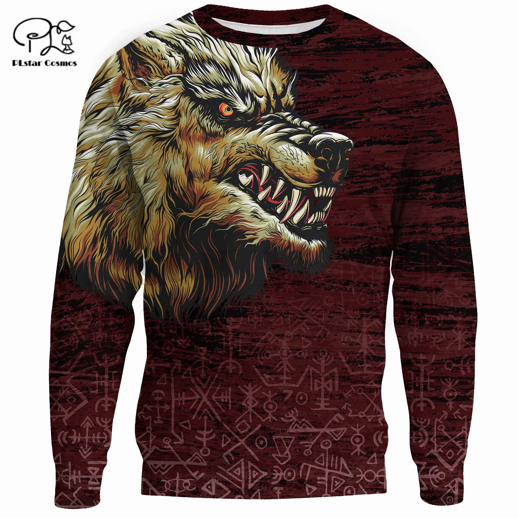 

PLstar Cosmos 3DPrint Newfashion Viking Tribe Art Streetwear Long Sleeve Unisex Men/Women Funny Hoodies/Sweatshirt/Zip Style-10