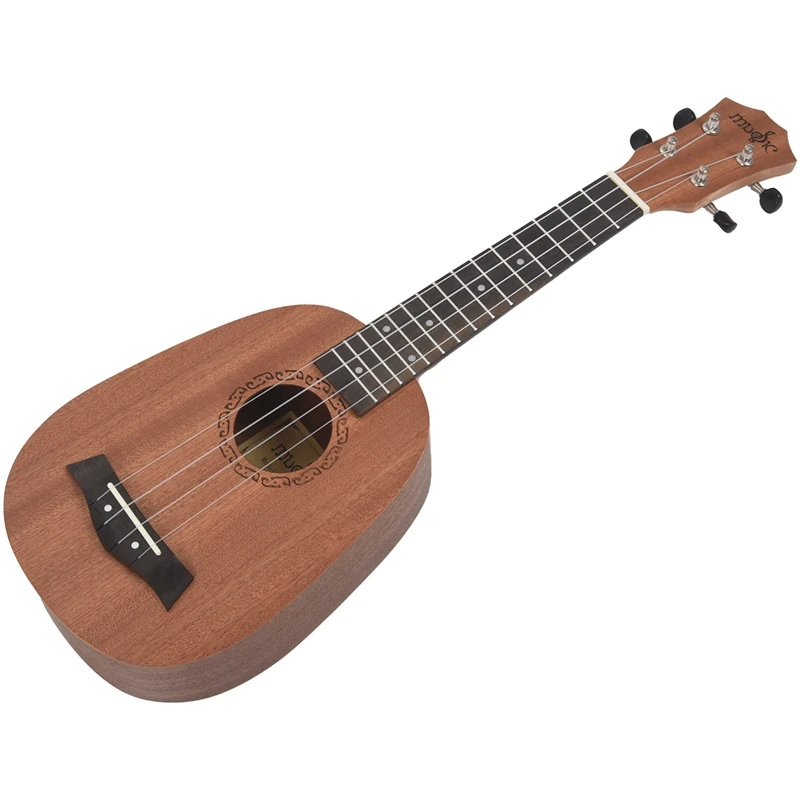 21 zoll 4 saiten ananas stil mahagoni hawaii ukulele uke elektrische bass gitarre für guitarra musical instrumente musik liebhaber free global sh