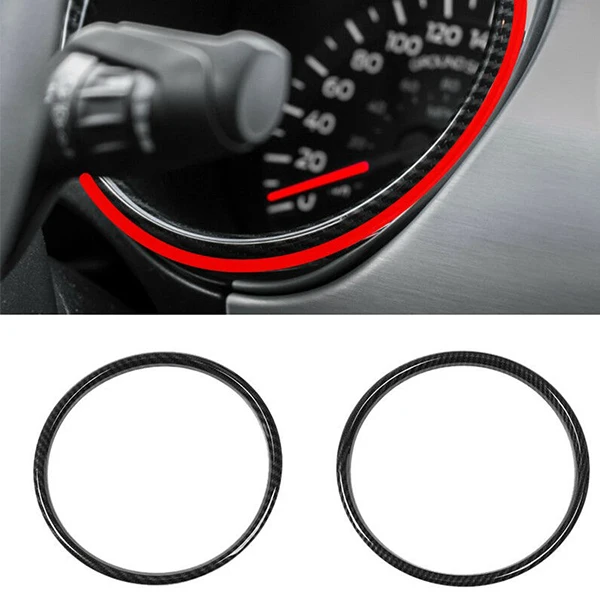 Miglior CITALL Auto Strumento In Fibra Di Carbonio Pannello Di Decorazione Anello Trim ABS Fit Per Ford Mustang 2015 2016 2017 2018