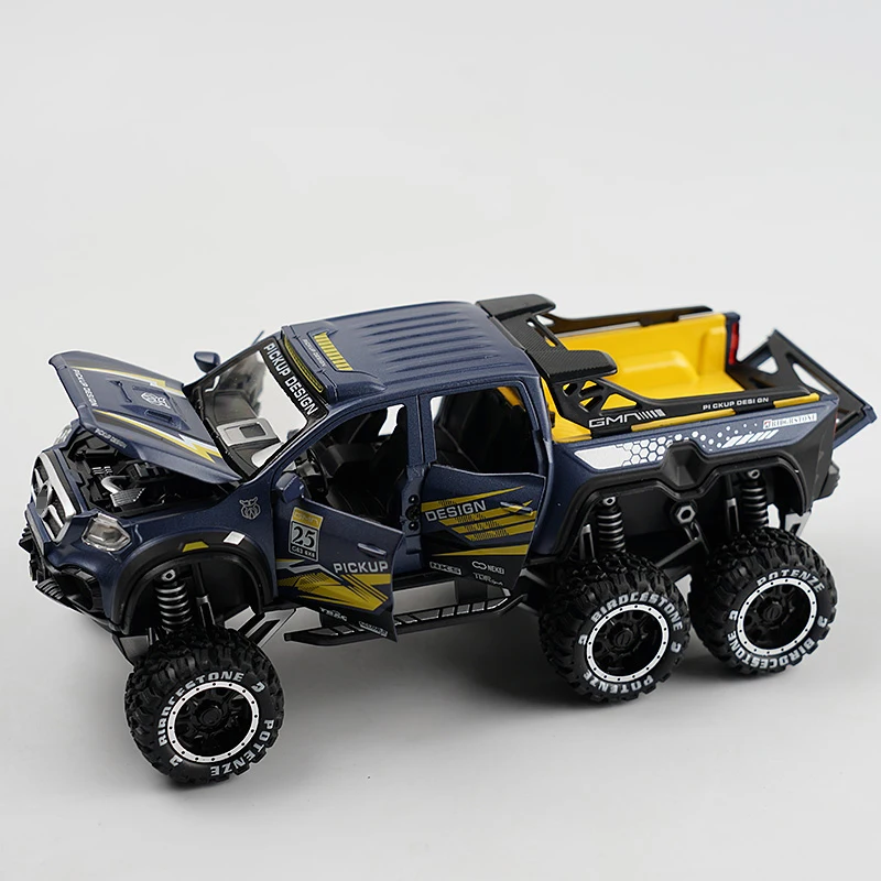 Модель автомобиля из сплава XCLASS EXY 6X6 пикап 1/28 металлическая игрушечная машинка