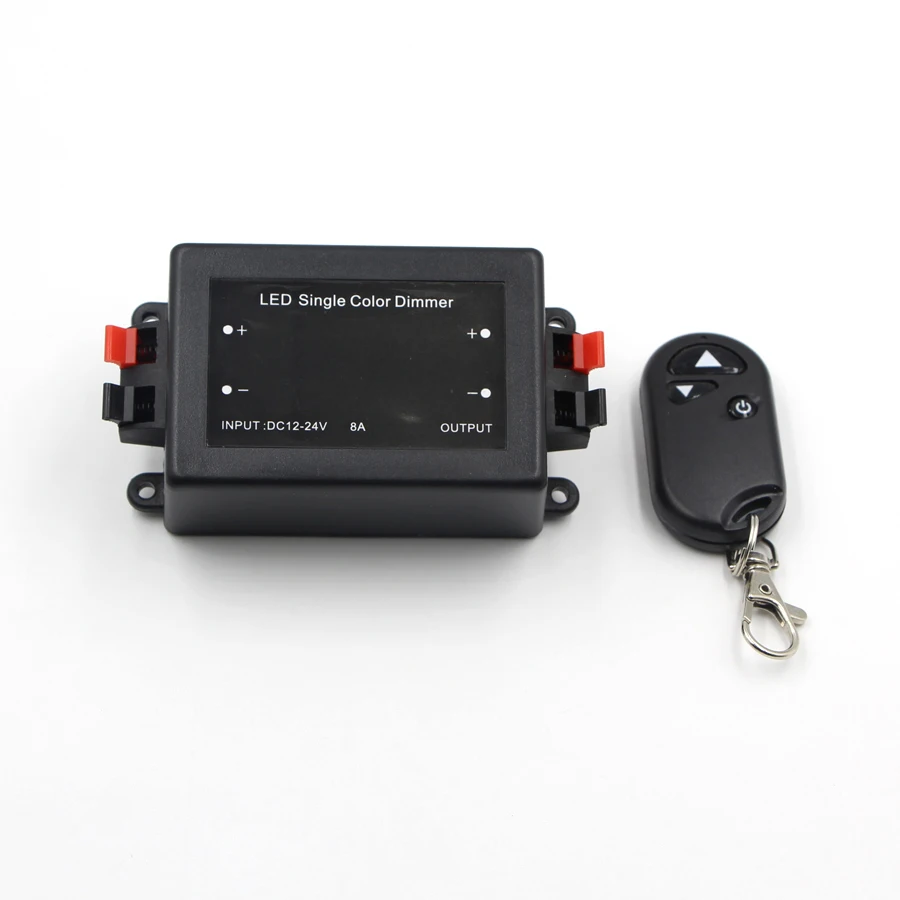 Светодиодный одинарный Цвет диммер 3Key РЧ пульт дистанционного управления