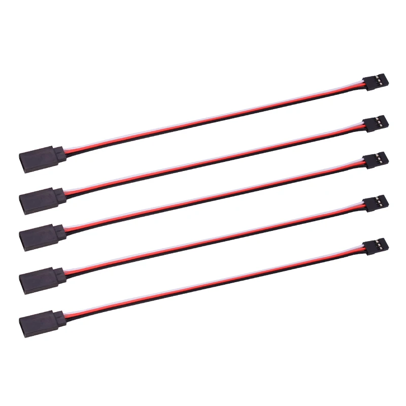 

5Pcs 200mm 20cm Servo Extension Lead Wire Cable 30 Core For RC Futaba JR Male to Female 20cm Wire Connector