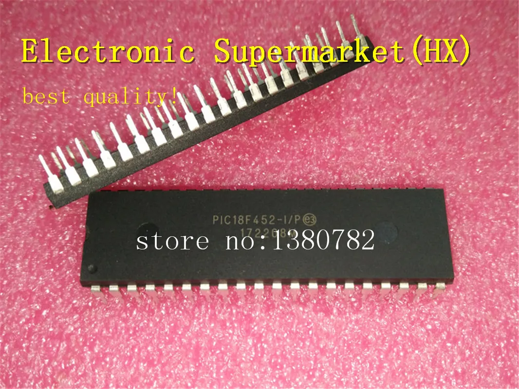 Бесплатная доставка 20 шт./лот PIC18F452 I/P 18F452 DIP 40 новый оригинальный IC в наличии!|lot lot|p