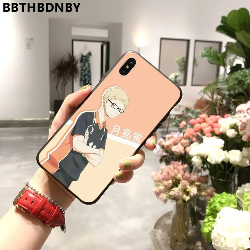 

tsukishima kei Haikyuu anime series Phone Case for iPhone 11 12 mini pro XS MAX 8 7 6 6S Plus X 5S SE 2020 XR