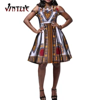 african dresses for women kente style ankara fashion ankle length dress dashiki sexy halter girl dresses nigerian clothes wy6196
