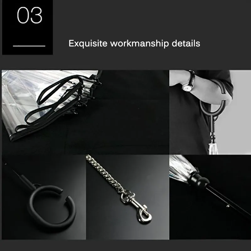 Телескопическая ручка для домашних животных Зонт от дождя Шестерни с поводок