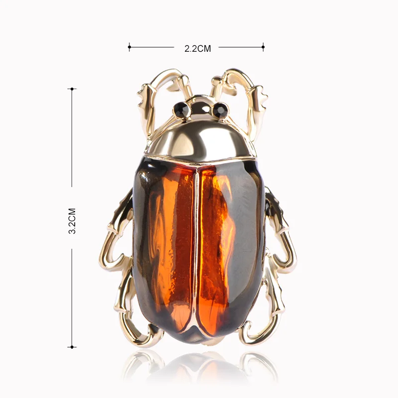 Яркая Золотая зеленая Цикада от OI аксессуары для девочек и детей эмалированная