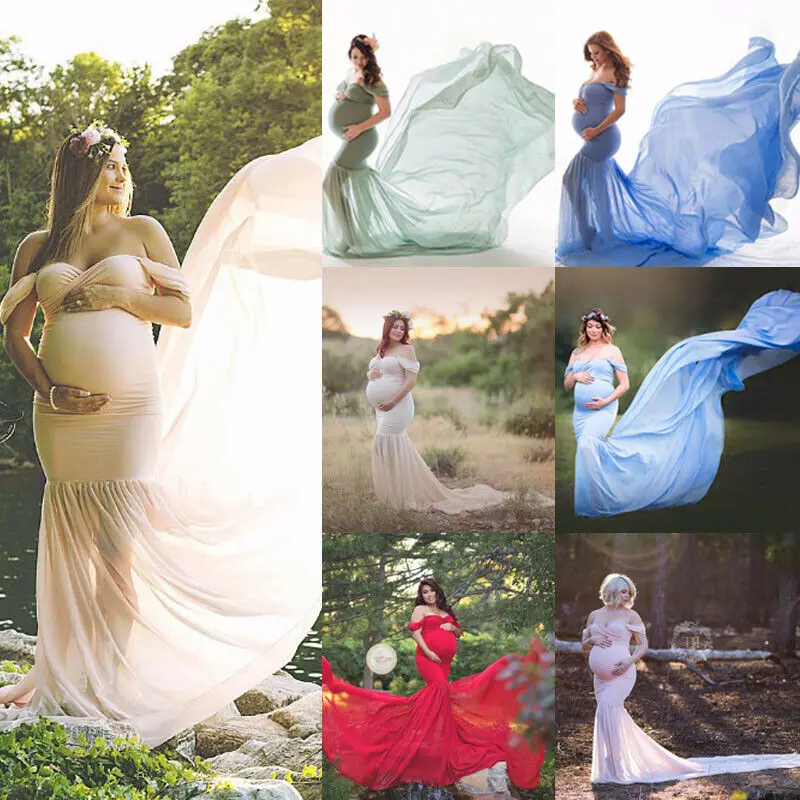 Женское кружевное платье для беременных реквизит фотосъемки Макси | Женская