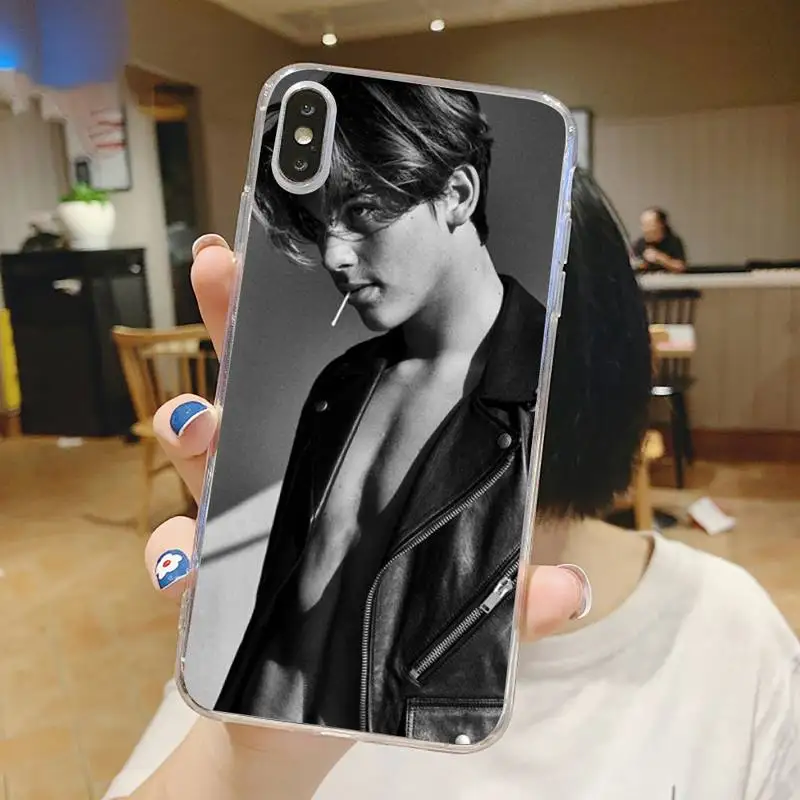 

Leonardo Dicaprio Aesthetic Phone Case Transparent soft For iphone 5 6 7 8 11 12 s c se plus mini x xs xr pro max shell