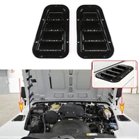 for land rover defender 2004 19 front engine hood ventilation cover steel air intake scoop air outlet snow cover car accessories