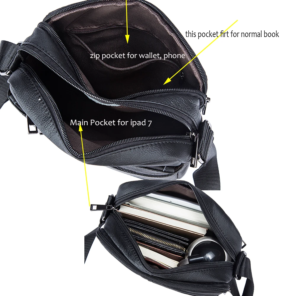 WESTAL Men's Shoulder Bags Small Men's Bag Genuine Leather Black Crossbody Bags for Men Flap Man Messenger Bag Male Leather 7604 images - 6