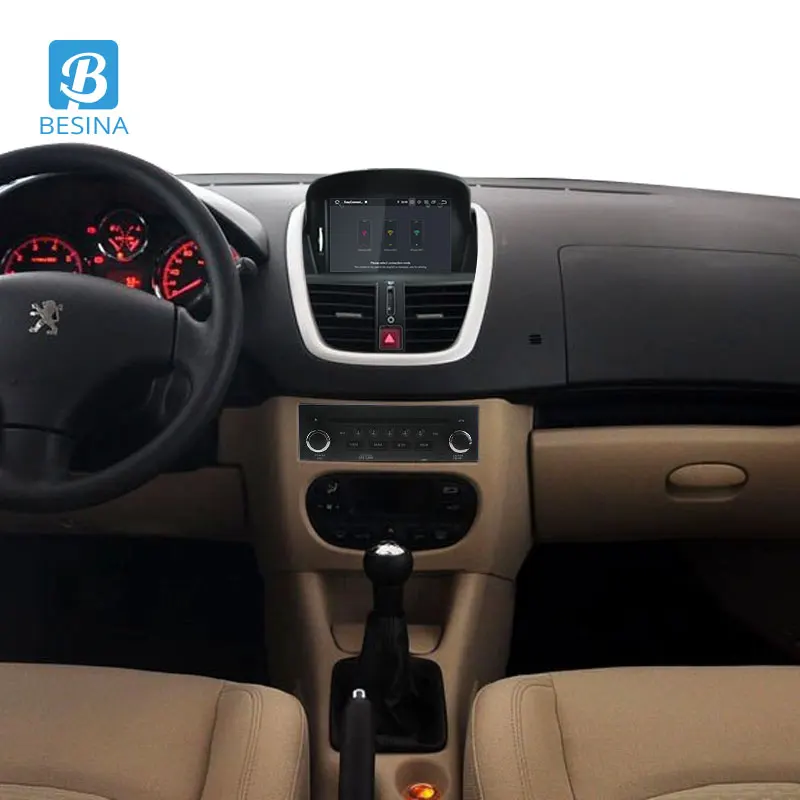 Автомагнитола Besina 1 Din Android 9,0 dvd-плеер для peugeot 207 207CC 2007 2008 2009 2010 2011 2012 2013 WiFi gps навигация Мультимедиа 4 Гб ram 64 rom