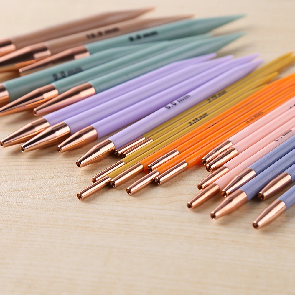 

13 Pair Crochet Hook Circular Knitting Needles Set DIY Aluminum Home Art Craft Tool with Case for Weaving Sewing Crafts