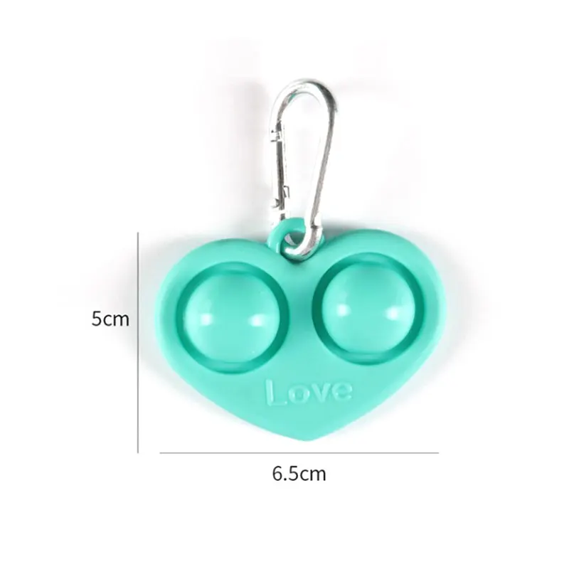 

Creativity Keychain Pendant Bubble Sensory Simple Simple Antistress Hand Toy