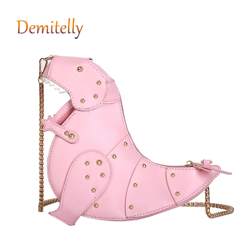 Забавная 3D сумка с мультяшным животным динозавром стегозавром Т Рекс