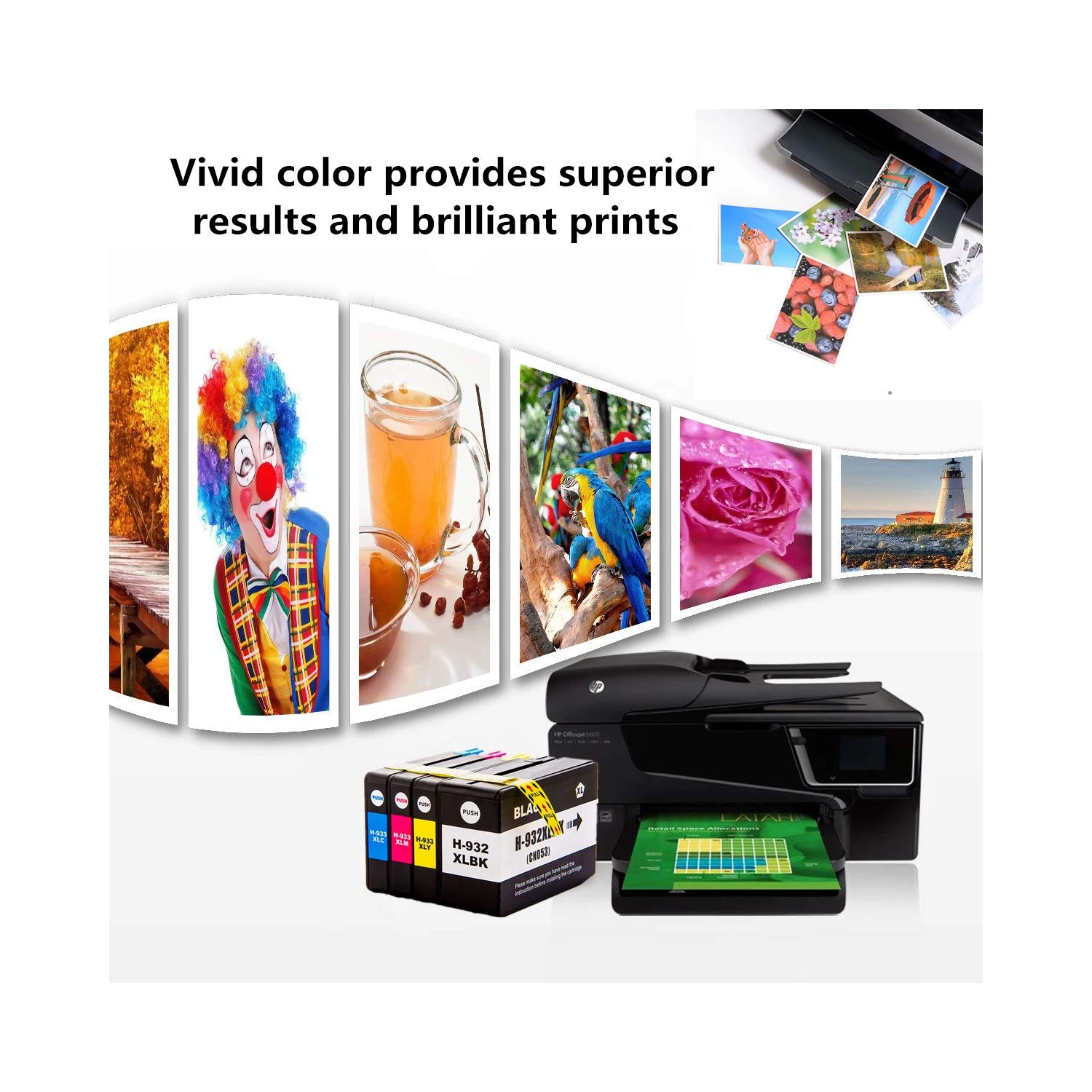 1 комплект 932XL 933 для HP932 933XL сменный картридж HP Officejet 6100 6600 6700 7110 7610