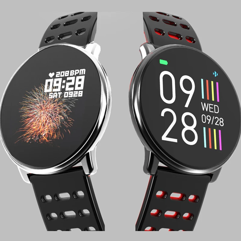 Q88 Round Screen Smart Watch Sport Waterproof Smartwatch Heart Rate Sleep Step Counter Blood Pressure Monitoring Band | Электроника