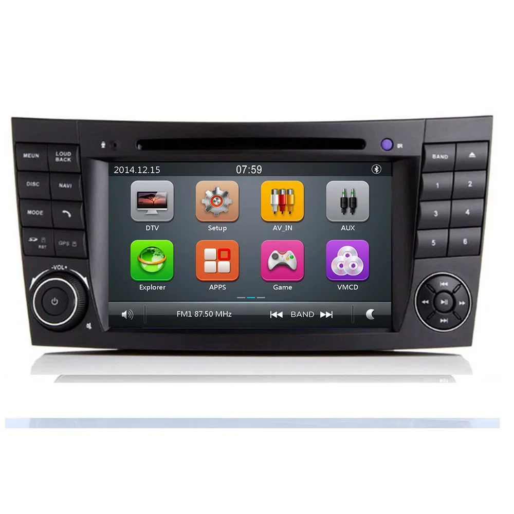 2 din Автомобильный dvd плеер для Mercedes Benz E class W211 E200 E220 E300 E350 E240 E270 E280 CLS CLASS