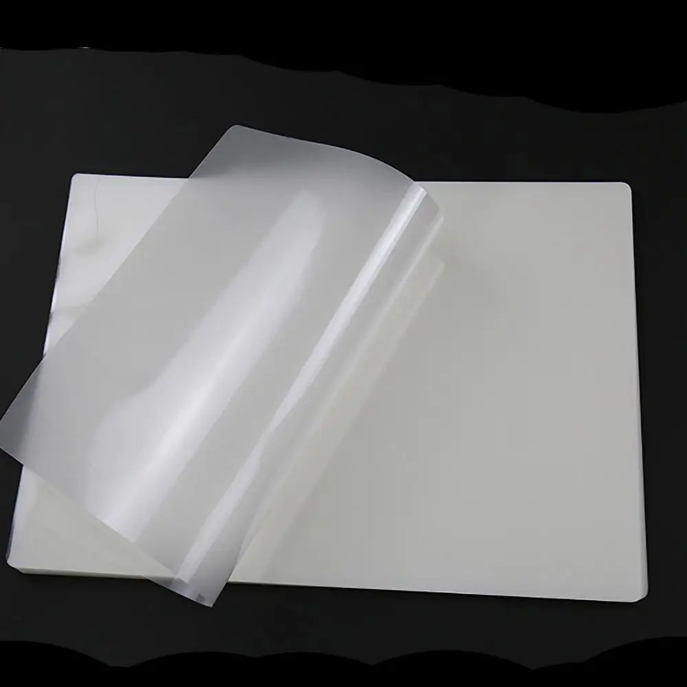 Термоламинирующая пленка A3 80mic PET + EVA для визитных карточек прочный клейкий