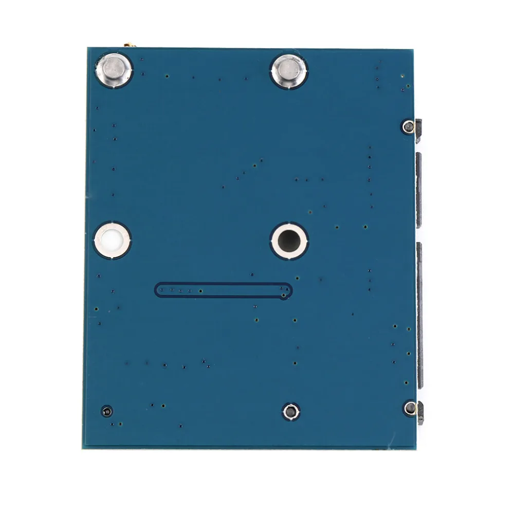 

New Hot Mini PCI-e MSATA To 2.5" SATA Adapter Converter Card Module Blue Board Wholesale