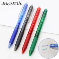 magic erasable pen set colorful 4 colors erasable gel pens washable handle for school office writing supplies stationery
