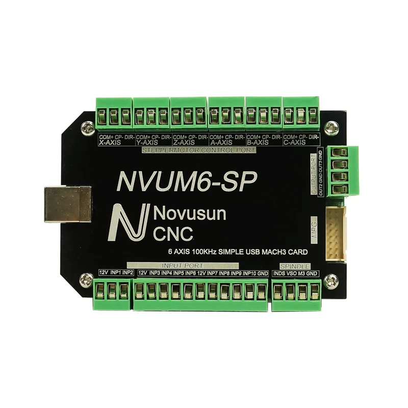 USB карта NVUM Mach3 5 осей фрезерный станок с ЧПУ контроллер 3 4 6 управление движением