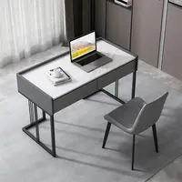 Nordic rock board computer desk writing desk home office bedroom simple light luxury modern small apartment with drawersmuebles