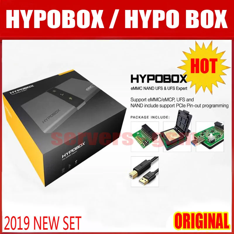 Новая оригинальная коробка HYPOBOX/HYPO поддержка eMMC/eMCP UFS и NAND включает в себя