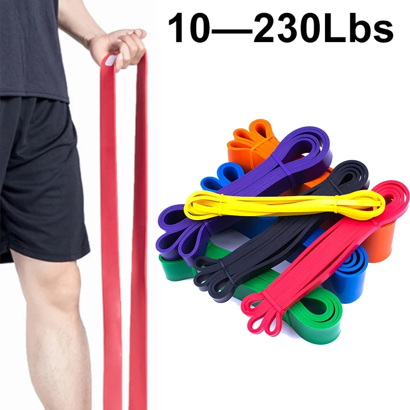 

Unisex 208cm Pull Up Elastic Band Natural Latex Rubber Tpe Resistance Bands Gym Fitness Expander Strengthen Trainning Power