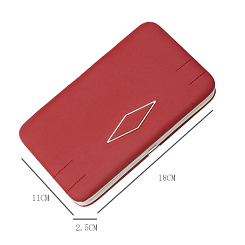 Женский большой емкости длинный кошелек PU кожаный чехол для телефона