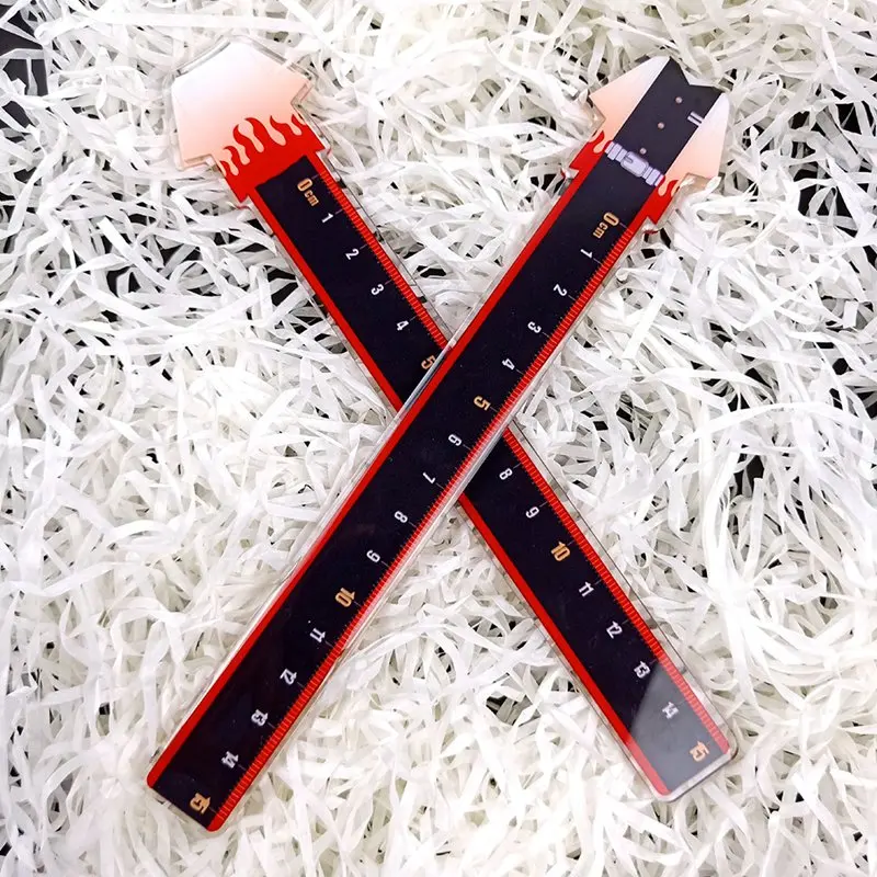 

1Pc Japan Anime Demon Slayer Straight Stationery Ruler DIY Drawing Rulers For Office School Kids Students Stationery