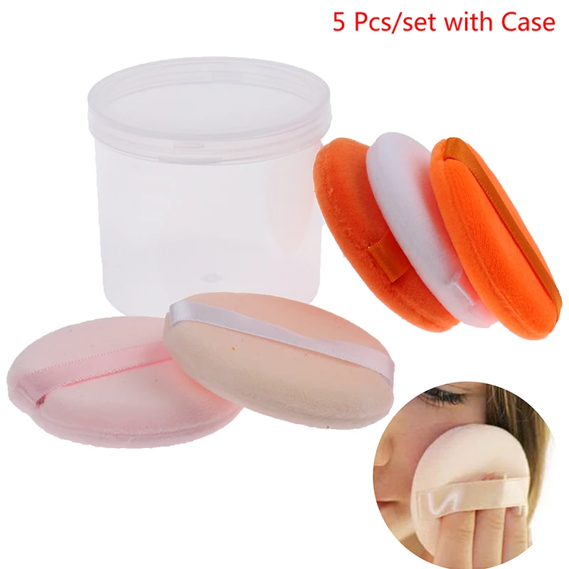 

5 шт. мягкая губка для макияжа для Макияжа Косметический спонж пудра губки многоразовые гладкой слоеного Make Up Инструменты