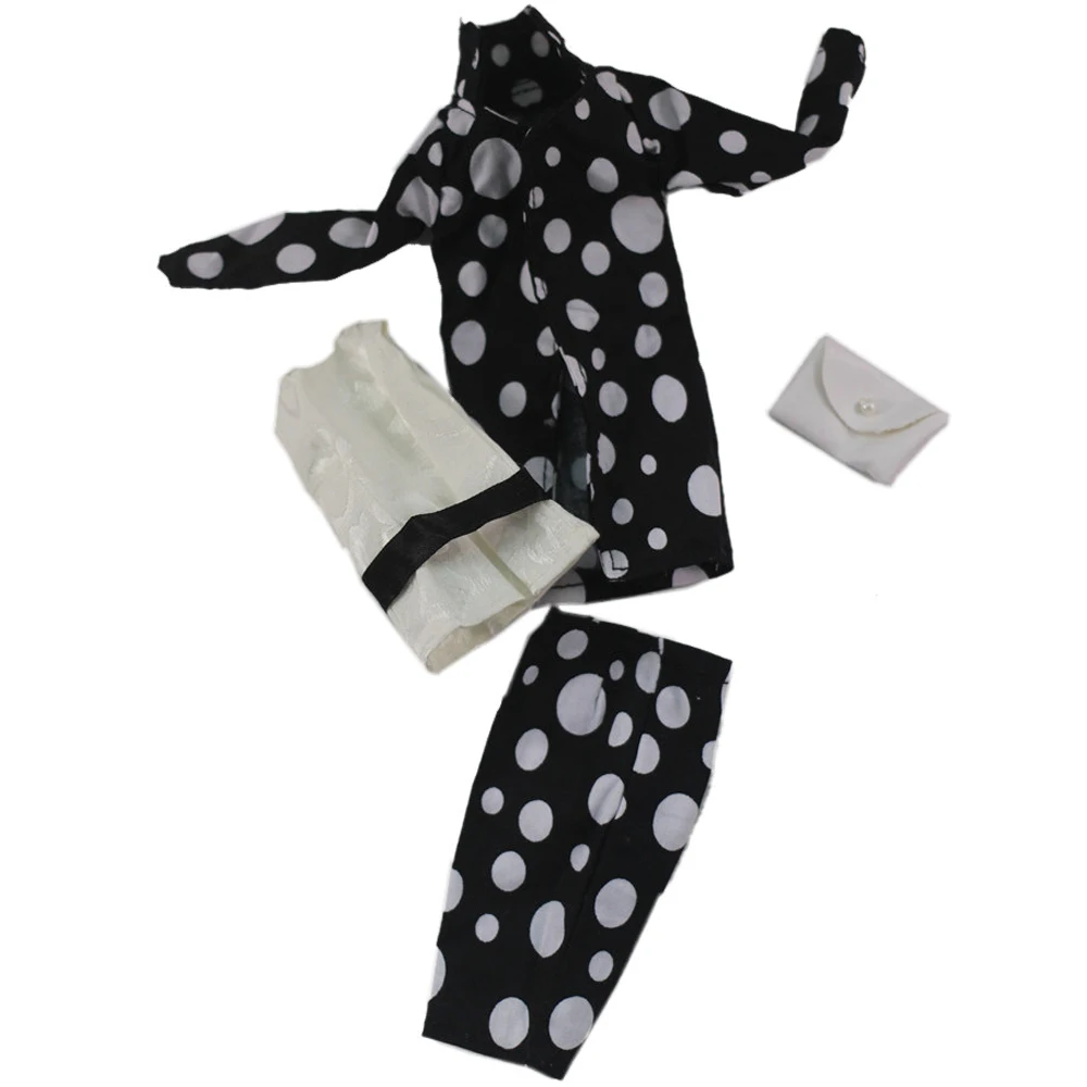 Профессиональный костюм для куклы Барби комплект из длинного пальто рубашки без